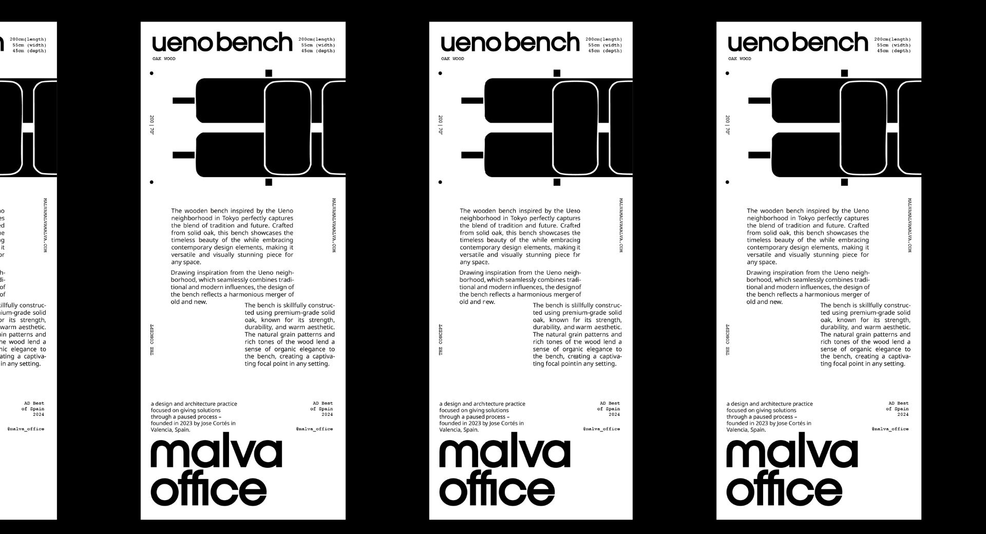 Diseño de la identidad gráfica de Malva Office realizada por Fluye® Estudio Creativo.